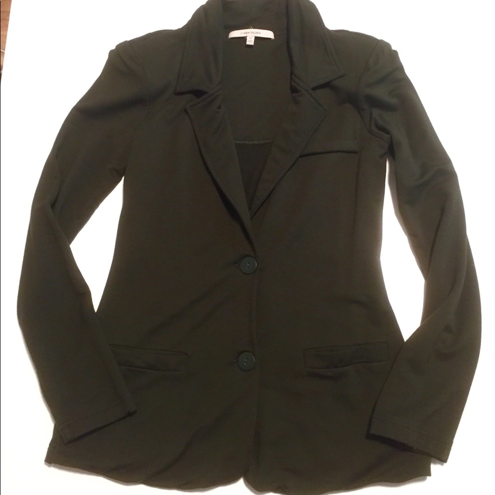 Olive Knit Blazer, 41 Hawthorn, sz XS